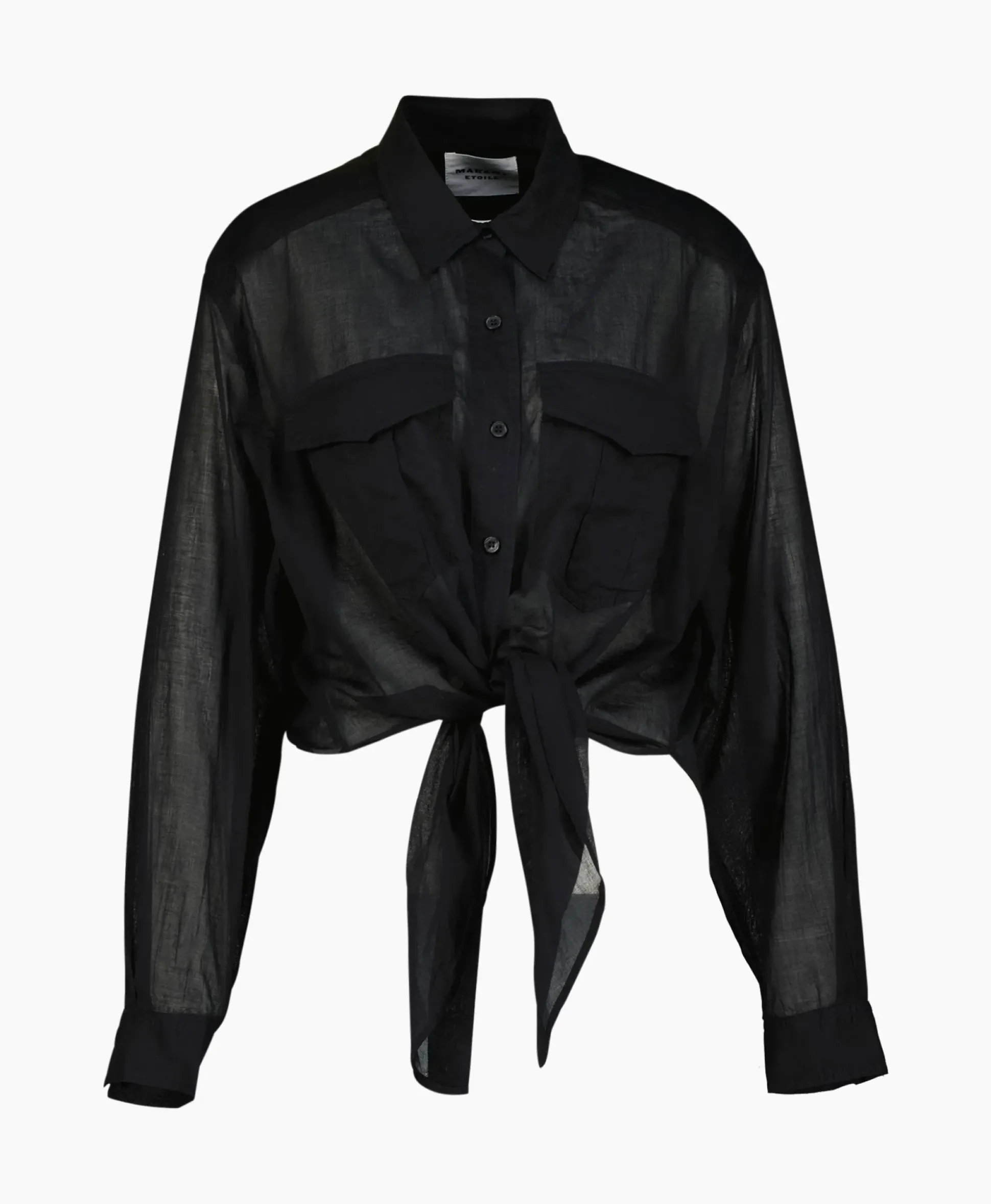 Marant Etoile Blouse Nath-Gb Zwart