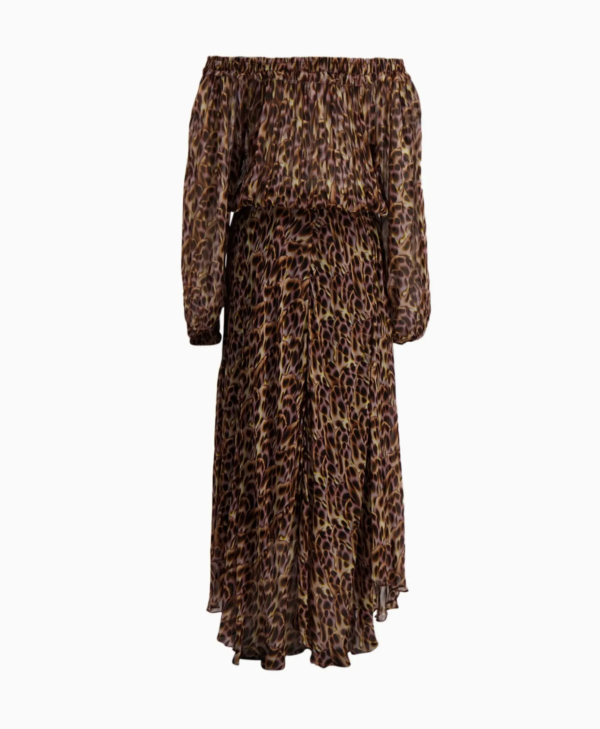 Marant Etoile Maxi Jurk Volga-Gc Oker