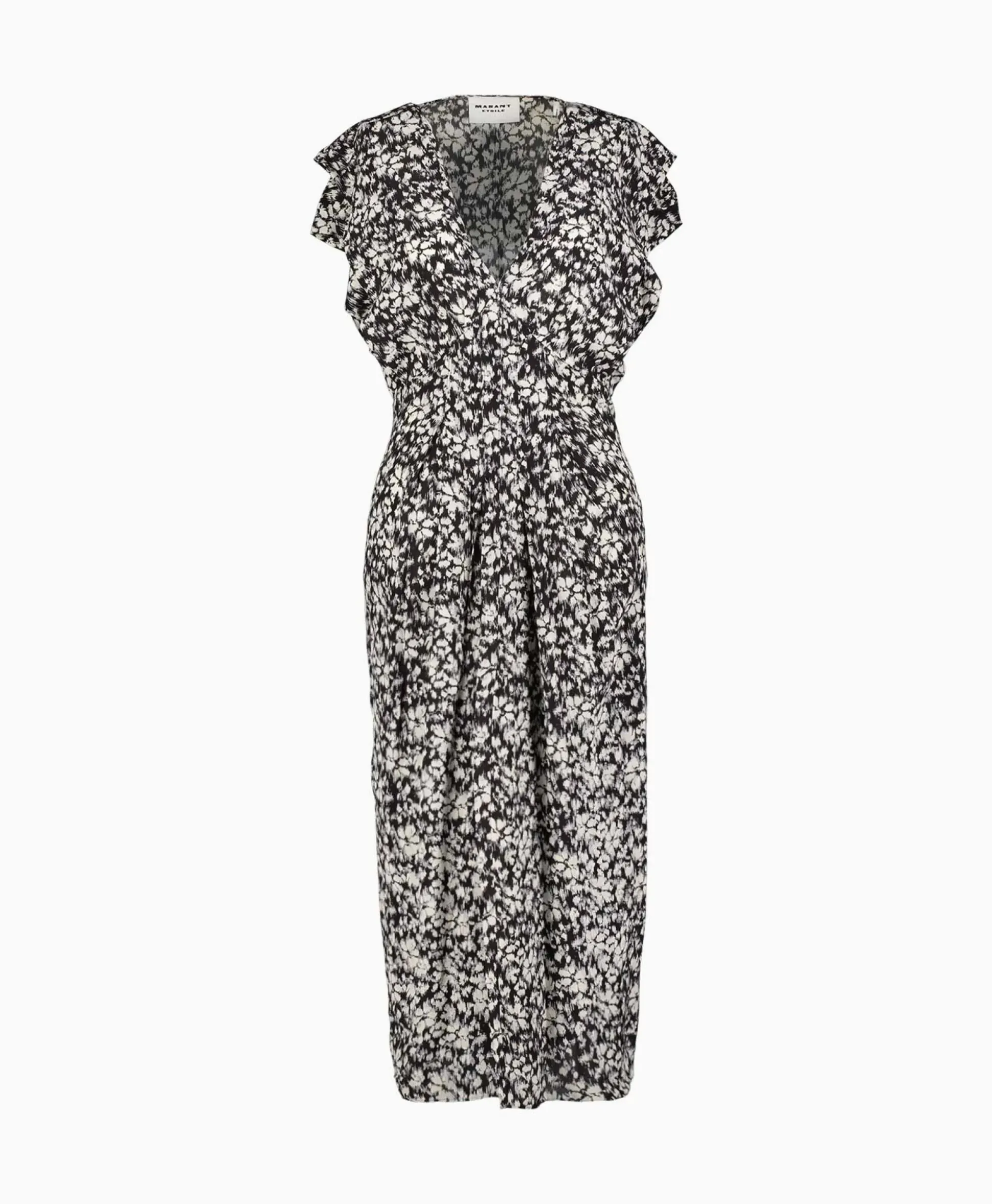 Marant Etoile Midi Jurk Epolia-Gc Zwart