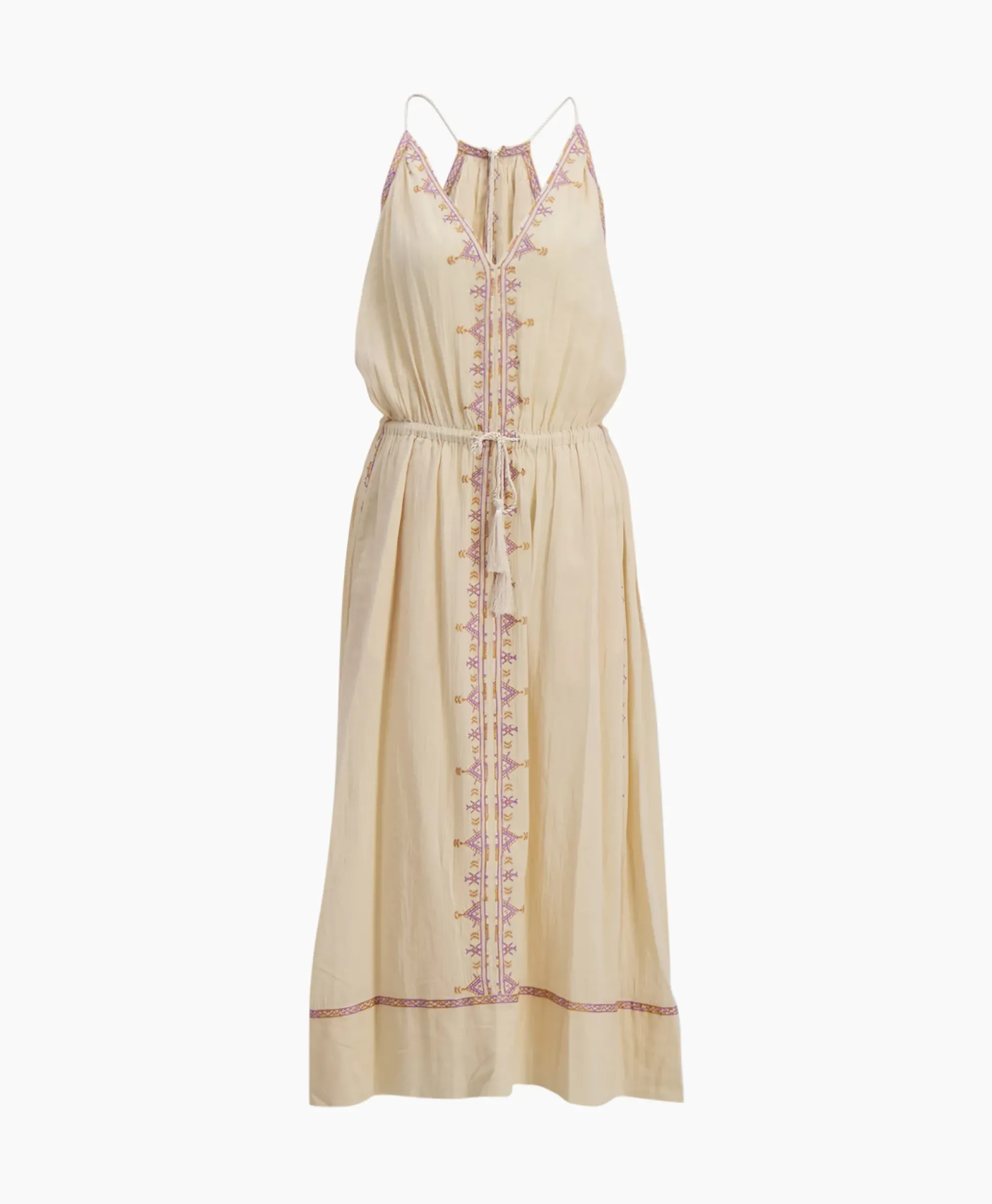 Marant Etoile Midi Jurk Siana-Ge Beige