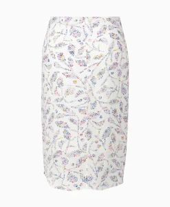 Marant Etoile Midi Rok Diamani-Ga Ecru