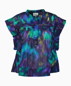 Marant Etoile Top Leaza-Gb Blauw