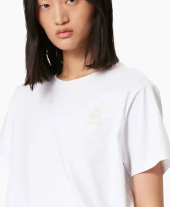Marant Etoile T-Shirt Korte Mouw Aby-Gb Wit