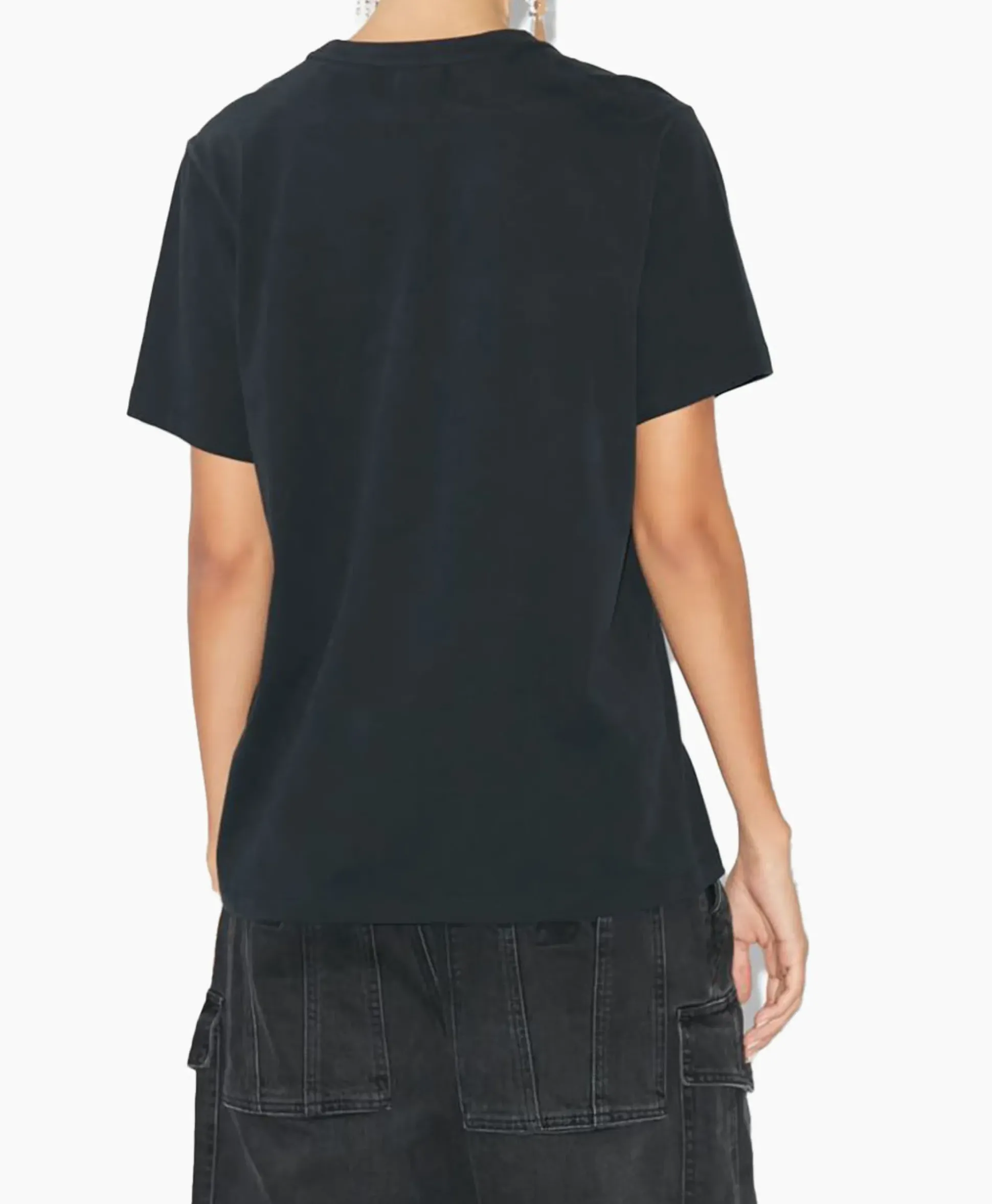 Marant Etoile T-Shirt Korte Mouw Zewel-Ga Zwart