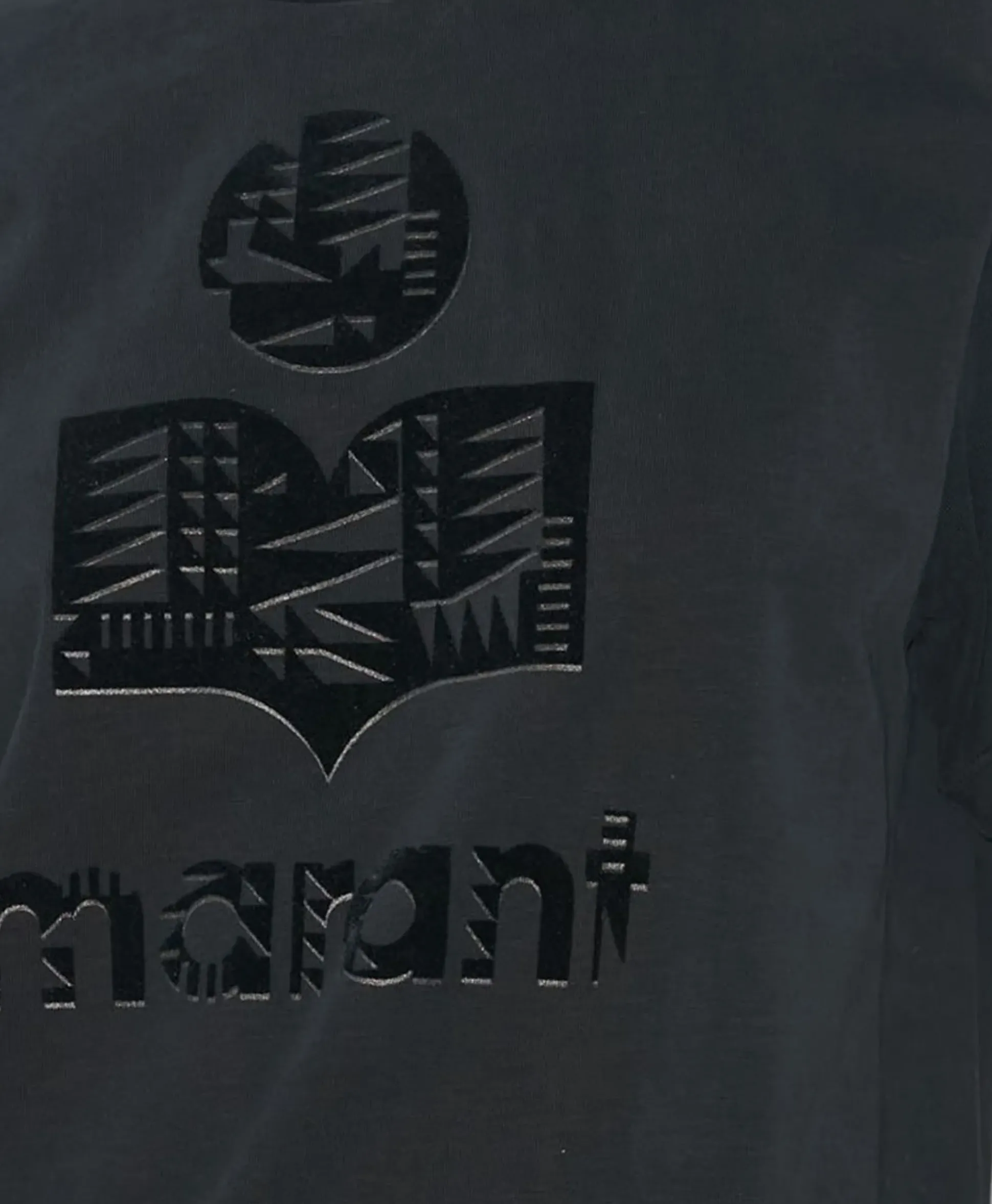 Marant Etoile T-Shirt Korte Mouw Zewel-Ga Zwart