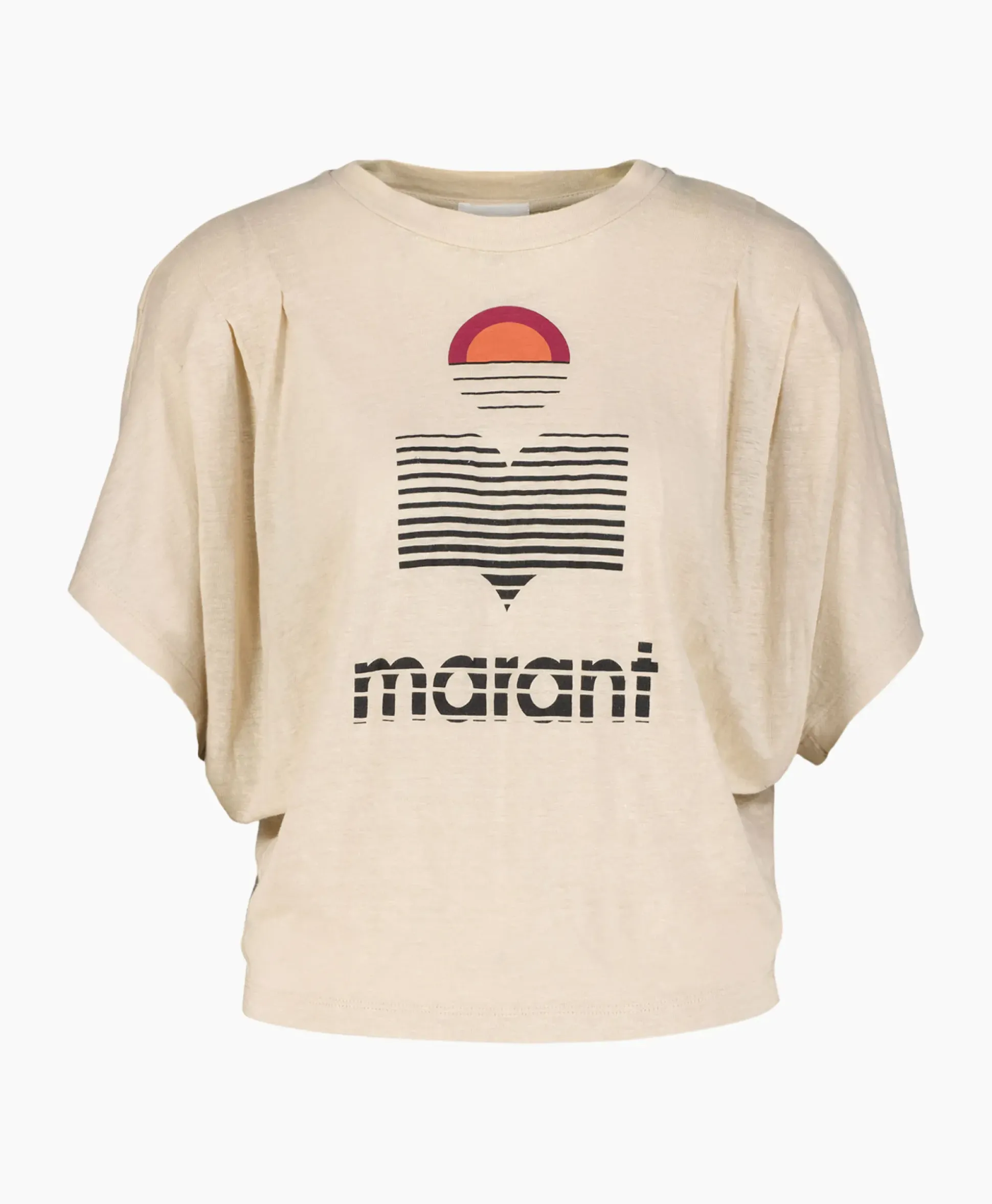 Marant Etoile T-Shirt Korte Mouw Kyanza-Gc Ecru