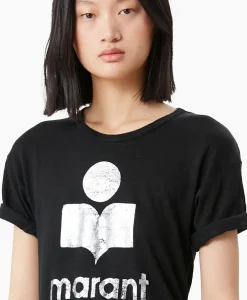 Marant Etoile T-Shirt Korte Mouw Koldi-Gc Zwart
