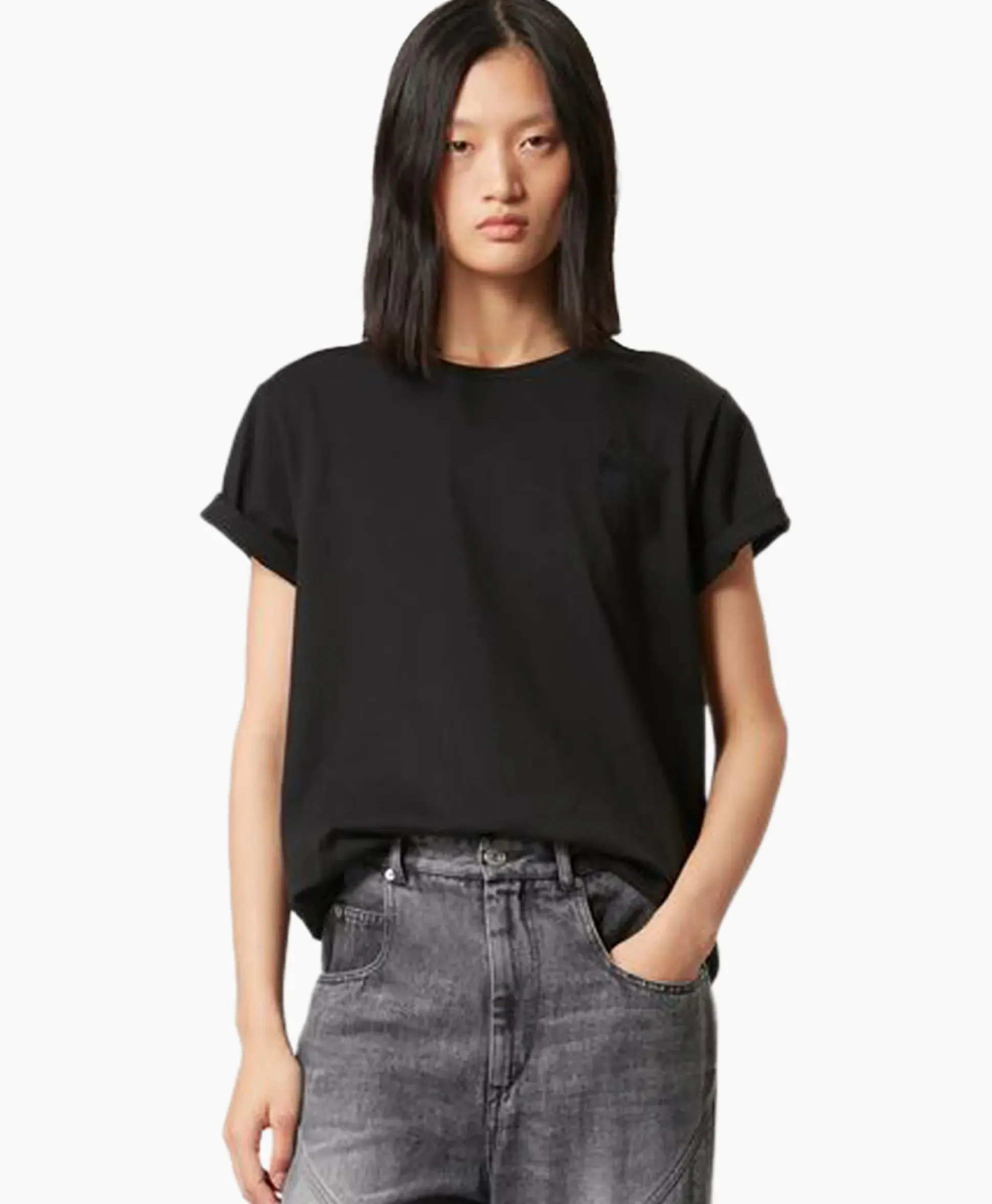 Marant Etoile T-Shirt Korte Mouw Aby-Gb Zwart
