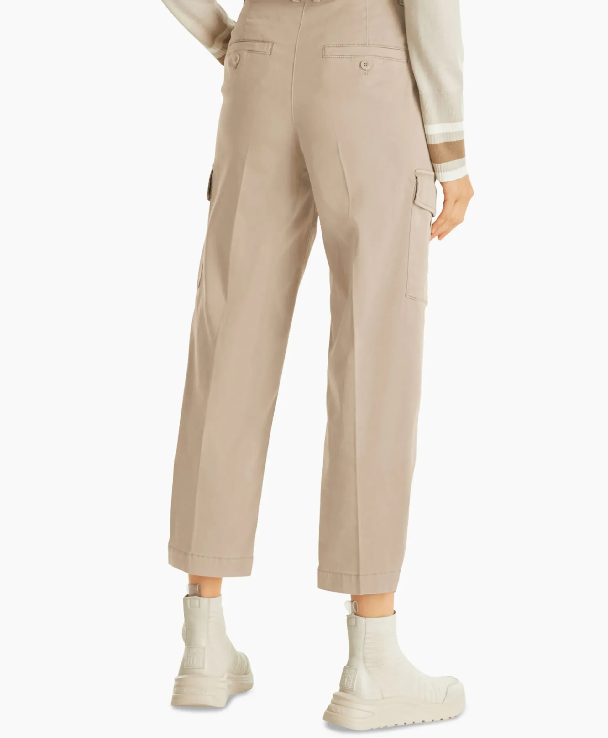 Marc Cain Pants Broek Wp 81.12 W50 Licht Grijs