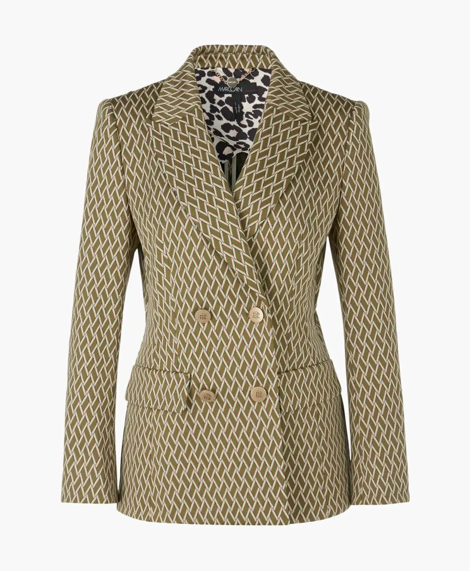 Marccain Collectie Blazer Vc 34.27 J60 Groen