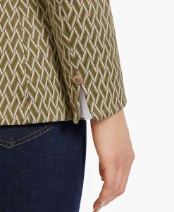 Marccain Collectie Blazer Vc 34.27 J60 Groen