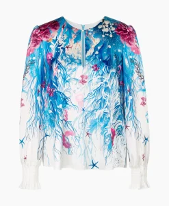 Marccain Collectie Blouse Wc 51.47 W89 Aqua