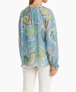 Marccain Collectie Blouse Wc 51.33 W74 Licht Blauw