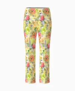 Marccain Collectie Broek Wc 81.12 J21 Midden Geel