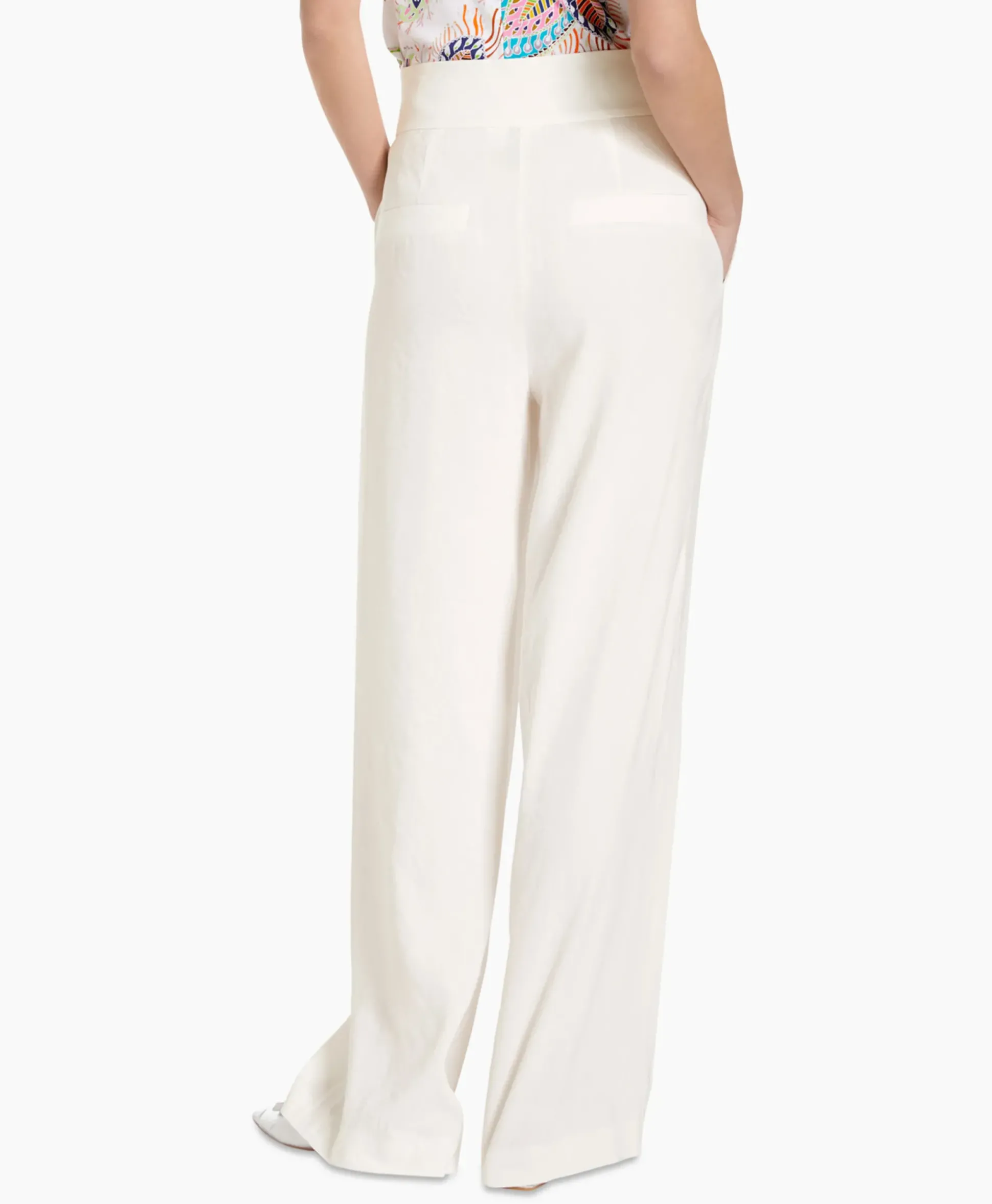 Marccain Collectie Broek Wc 81.52 W47 Off White