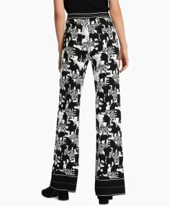 Marccain Collectie Broek Wc 81.04 M03 Print + 2 Kleurig