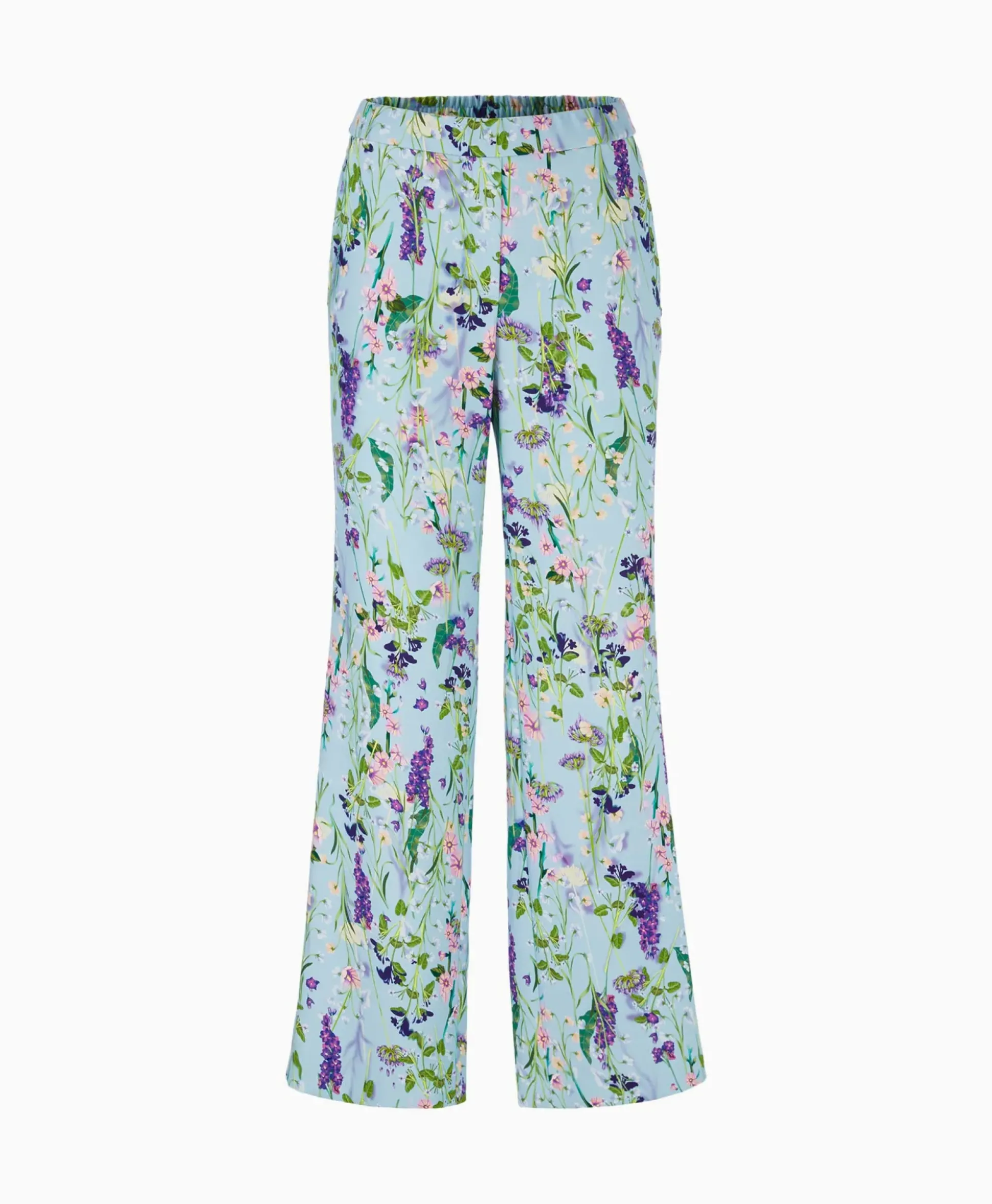 Marccain Collectie Broek Wc 81.15 W21 Licht Blauw