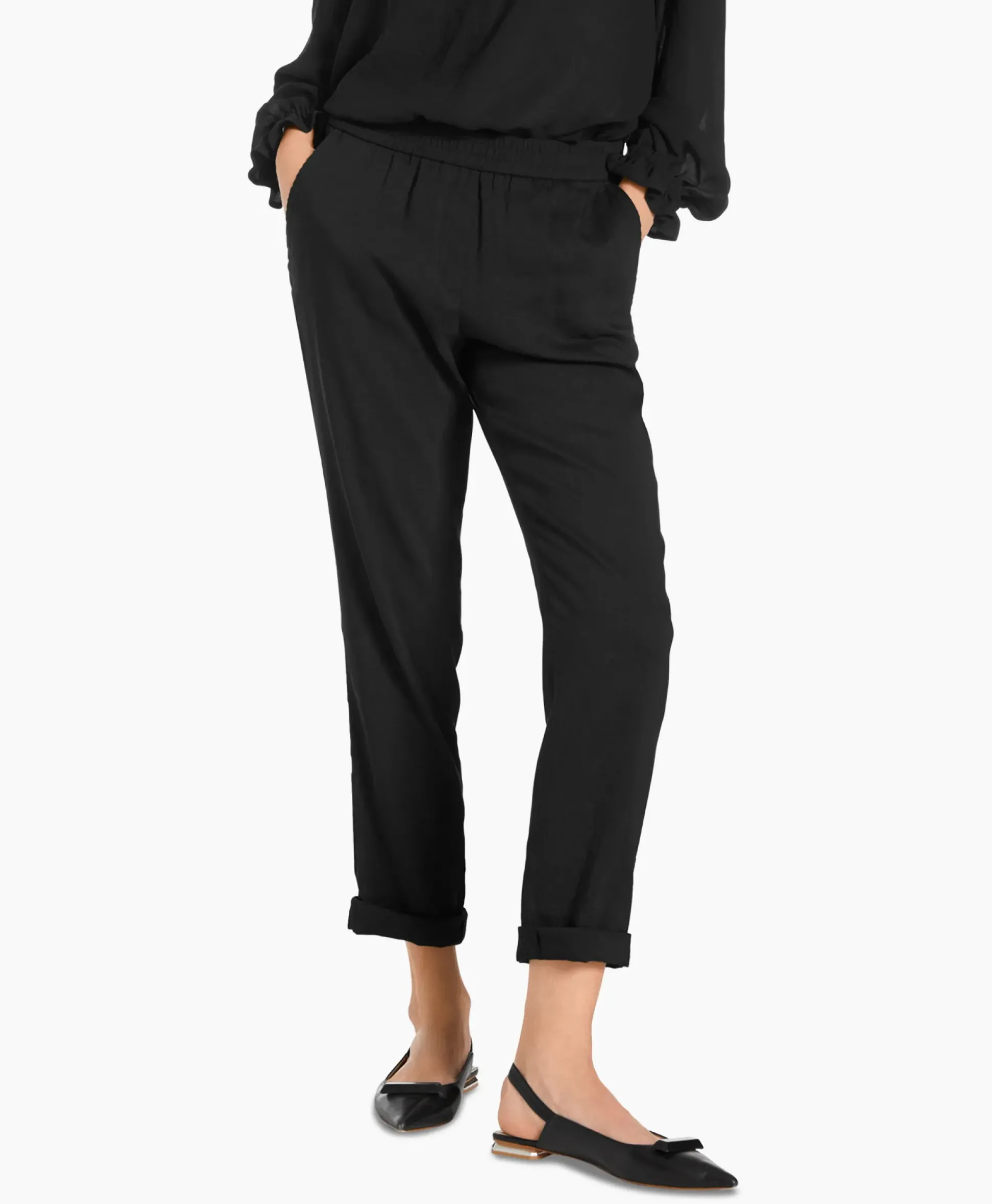 Marccain Collectie Broek Wc 81.59 W47 Zwart