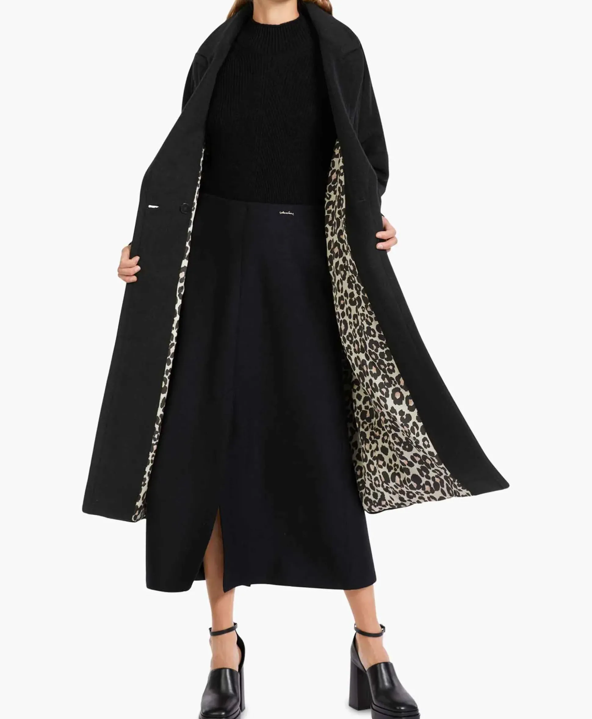 Marccain Collectie Coat Vc 11.27 W84 Zwart