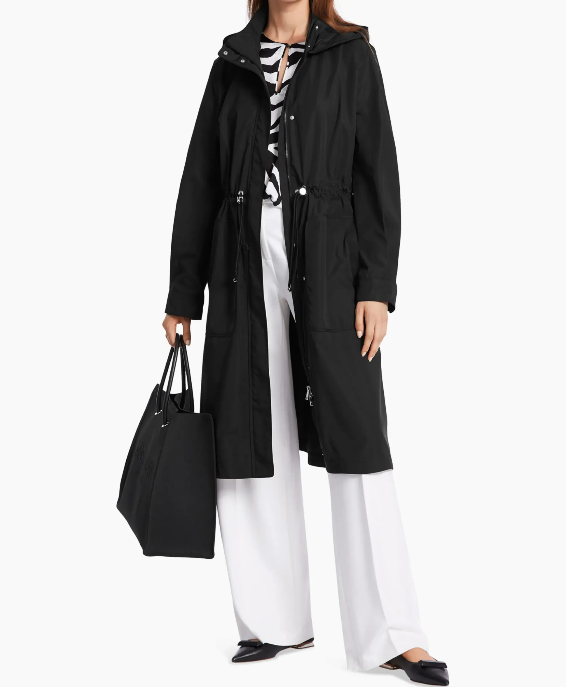 Marccain Collectie Coat Wc 11.04 W26 Zwart
