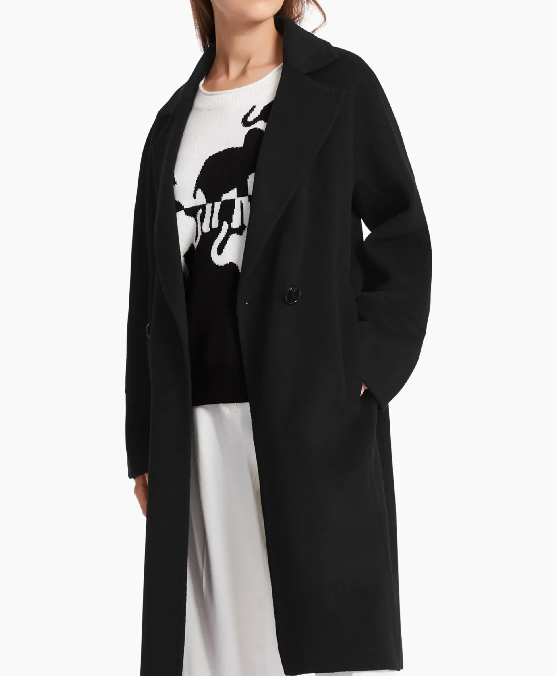 Marccain Collectie Coat Wc 11.02 W33 Zwart