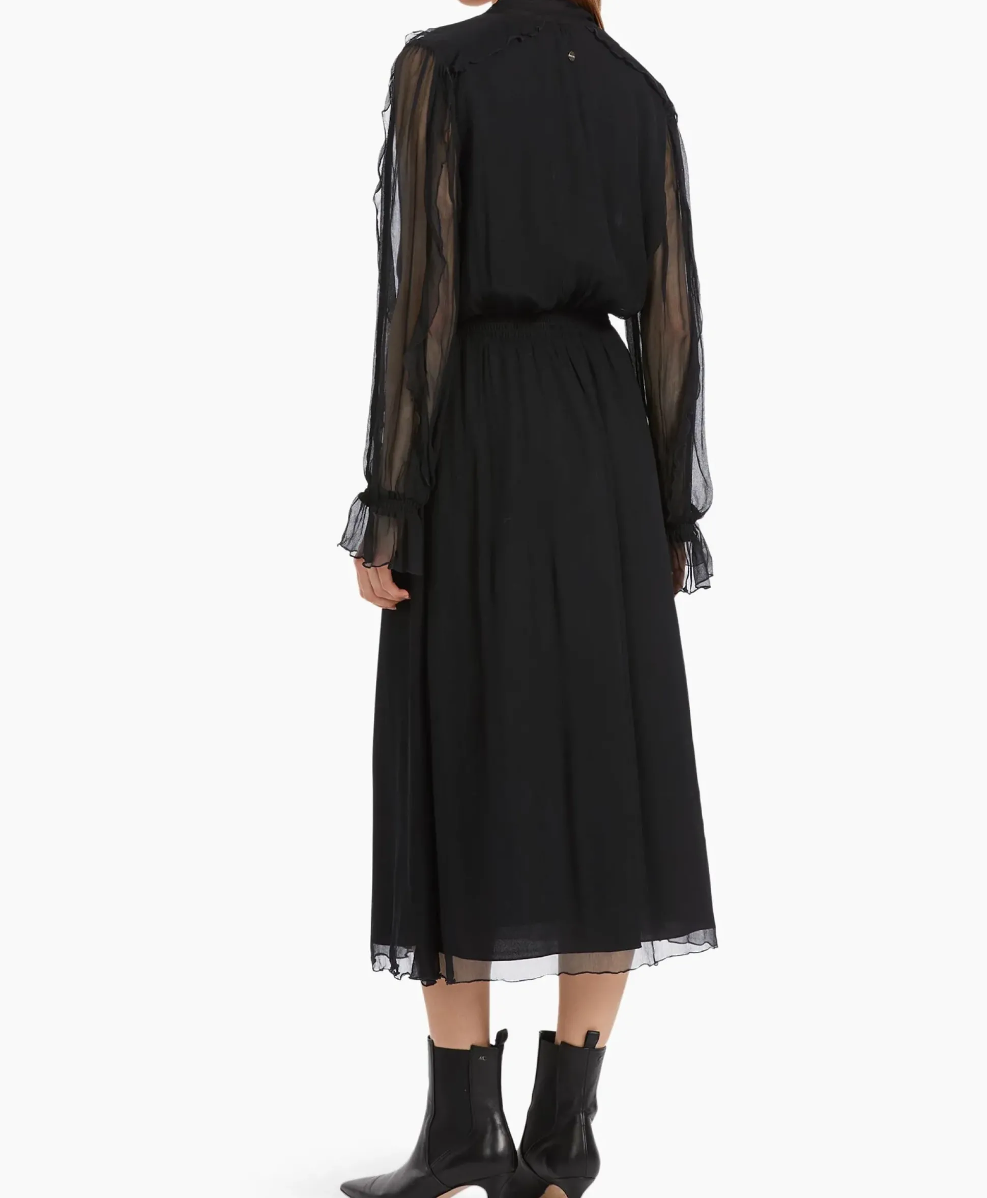Marccain Collectie Jurk Vc 21.19 W51 Zwart