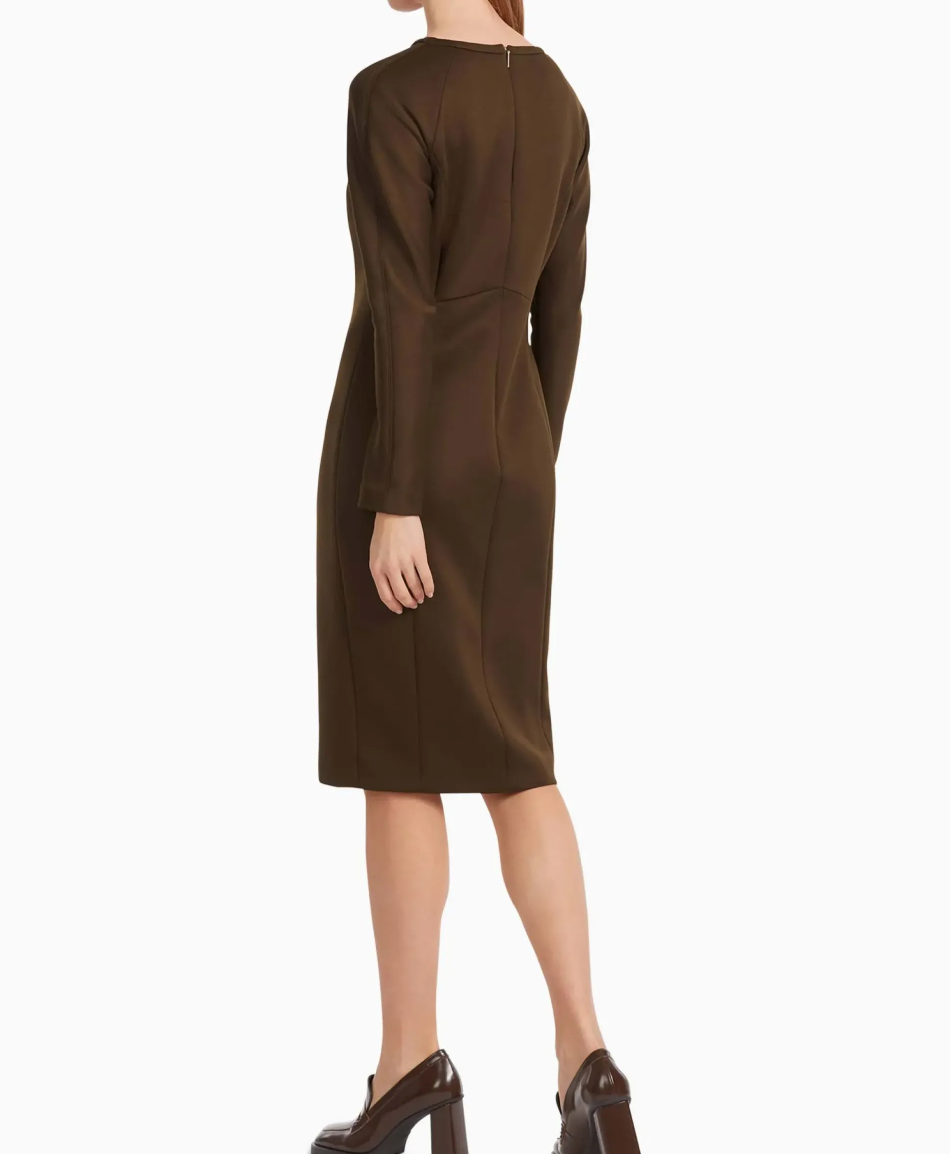 Marccain Collectie Jurk Vc 21.27 J22 Bruin