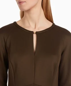 Marccain Collectie Jurk Vc 21.27 J22 Bruin