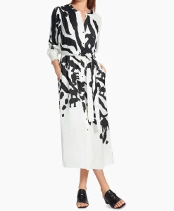 Marccain Collectie Jurk Wc 21.05 W14 Print + 2 Kleurig