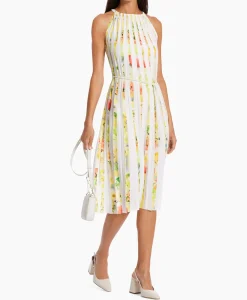 Marccain Collectie Jurk Wc 21.27 W36 Midden Geel