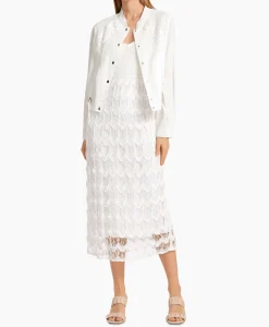 Marccain Collectie Jurk Wc 21.39 M35 Off White