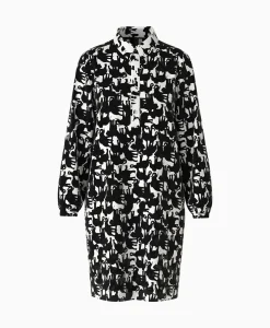 Marccain Collectie Jurk Wc 21.19 W13 Zwart