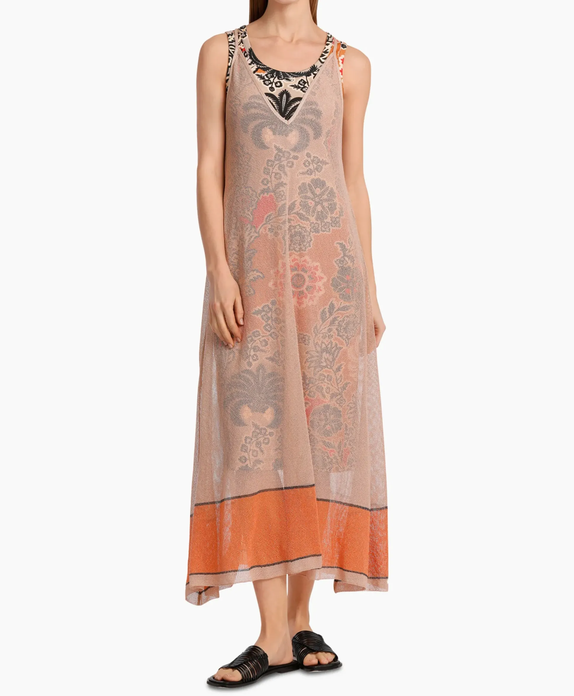 Marccain Collectie Jurk Wc 21.38 M49 Beige
