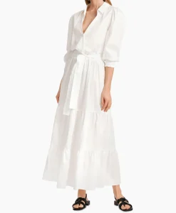 Marccain Collectie Jurk Wc 21.56 W35 Off White