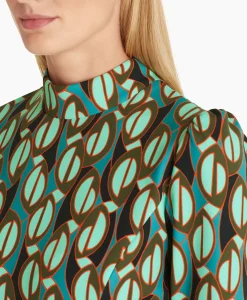 Marccain Collectie Jurk Wc 21.04 J01 Groen