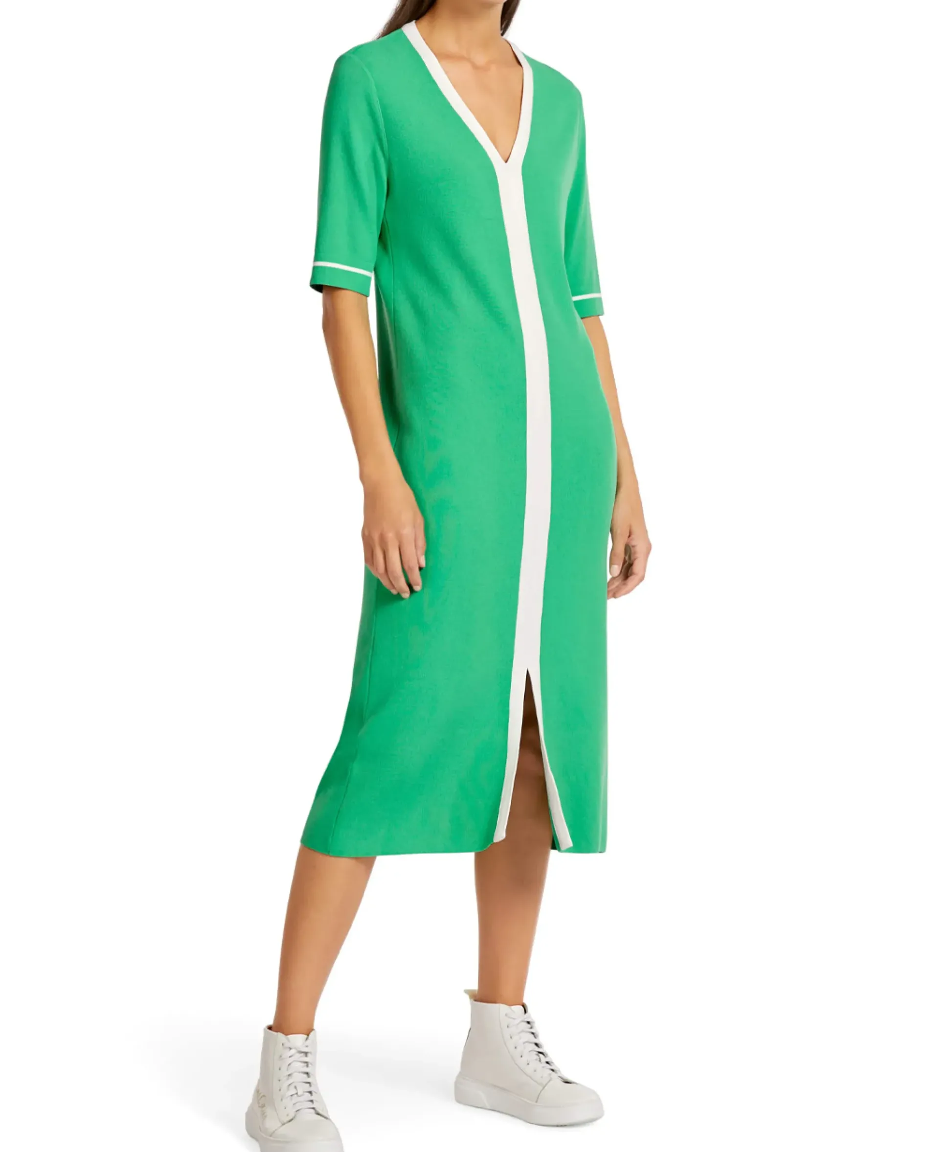 Marccain Collectie Maxi Jurk Uc 21.05 M17 Groen