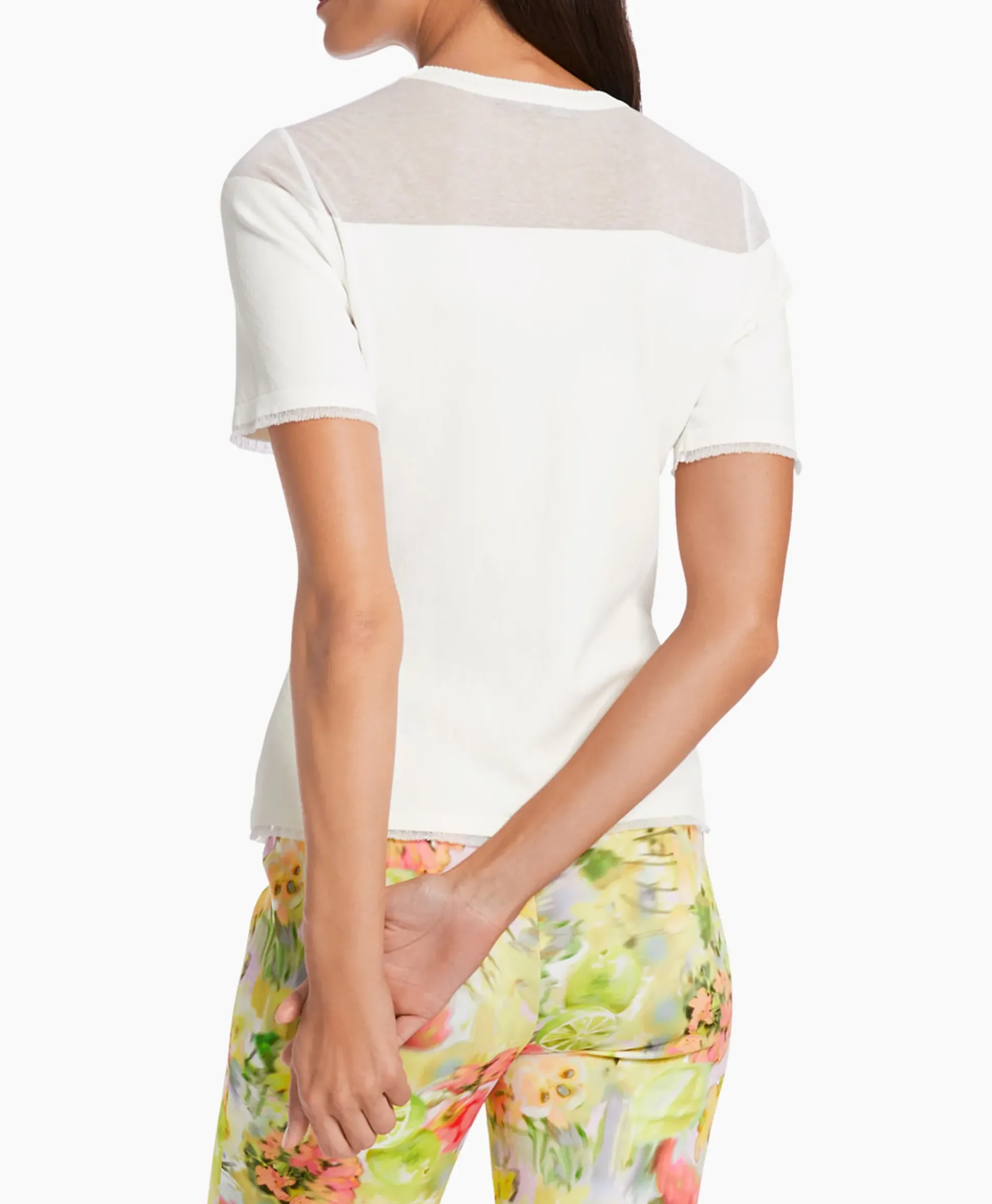 Marccain Collectie Pullover Wc 41.15 M12 Off White