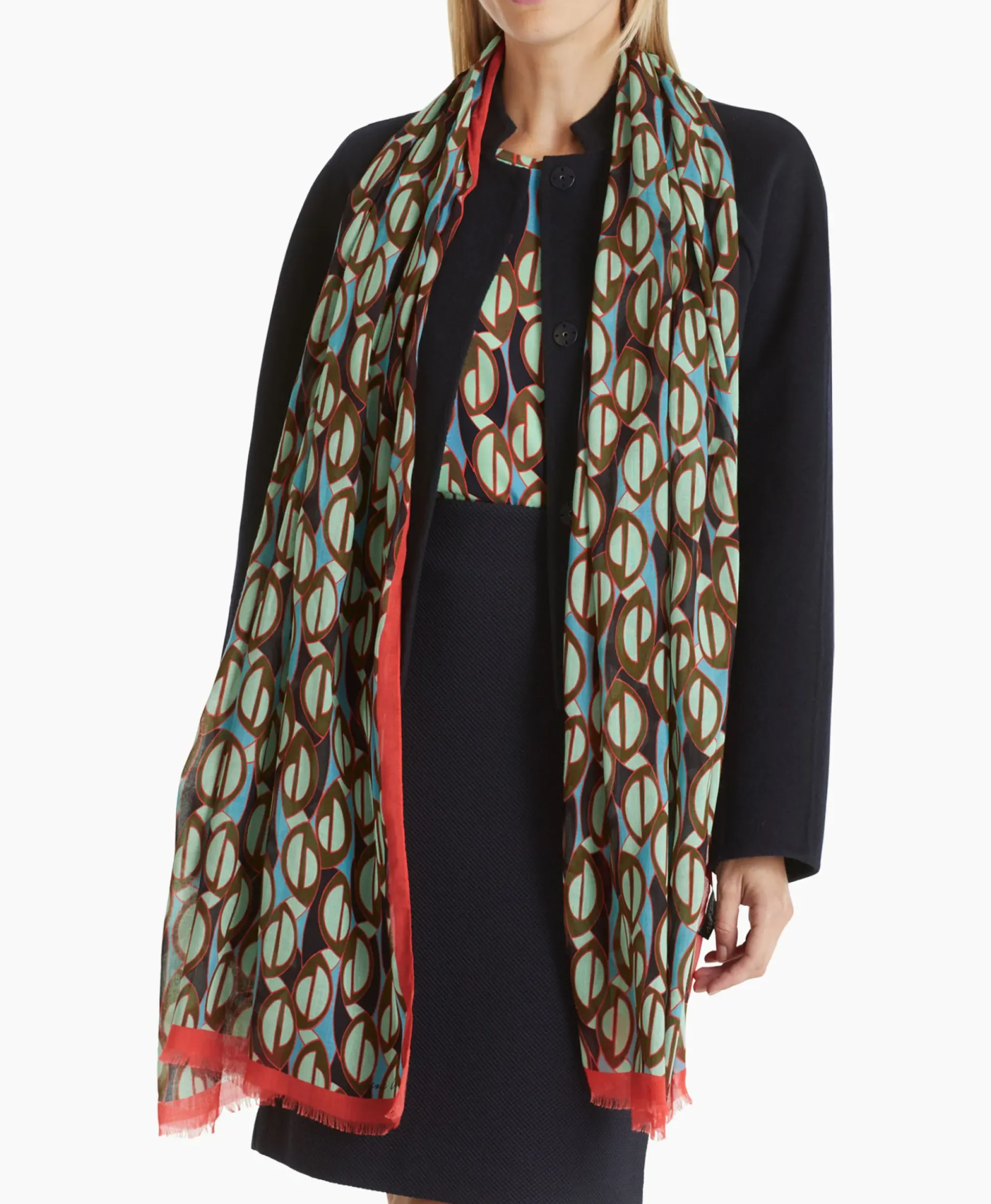 Marccain Collectie Shawl Wc B4.07 Z13 Groen