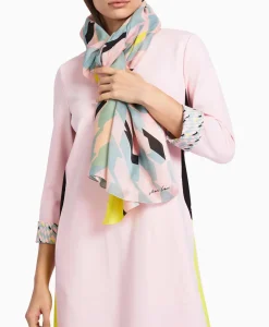 Marccain Collectie Sjaal Vc B4.15 Z15 Licht Blauw