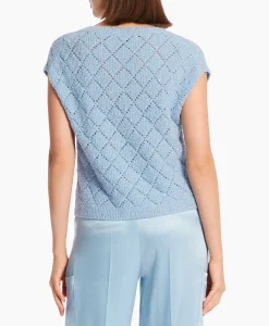 Marccain Collectie Top Wc 42.01 M25 Licht Blauw