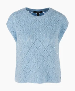 Marccain Collectie Top Wc 42.01 M25 Licht Blauw