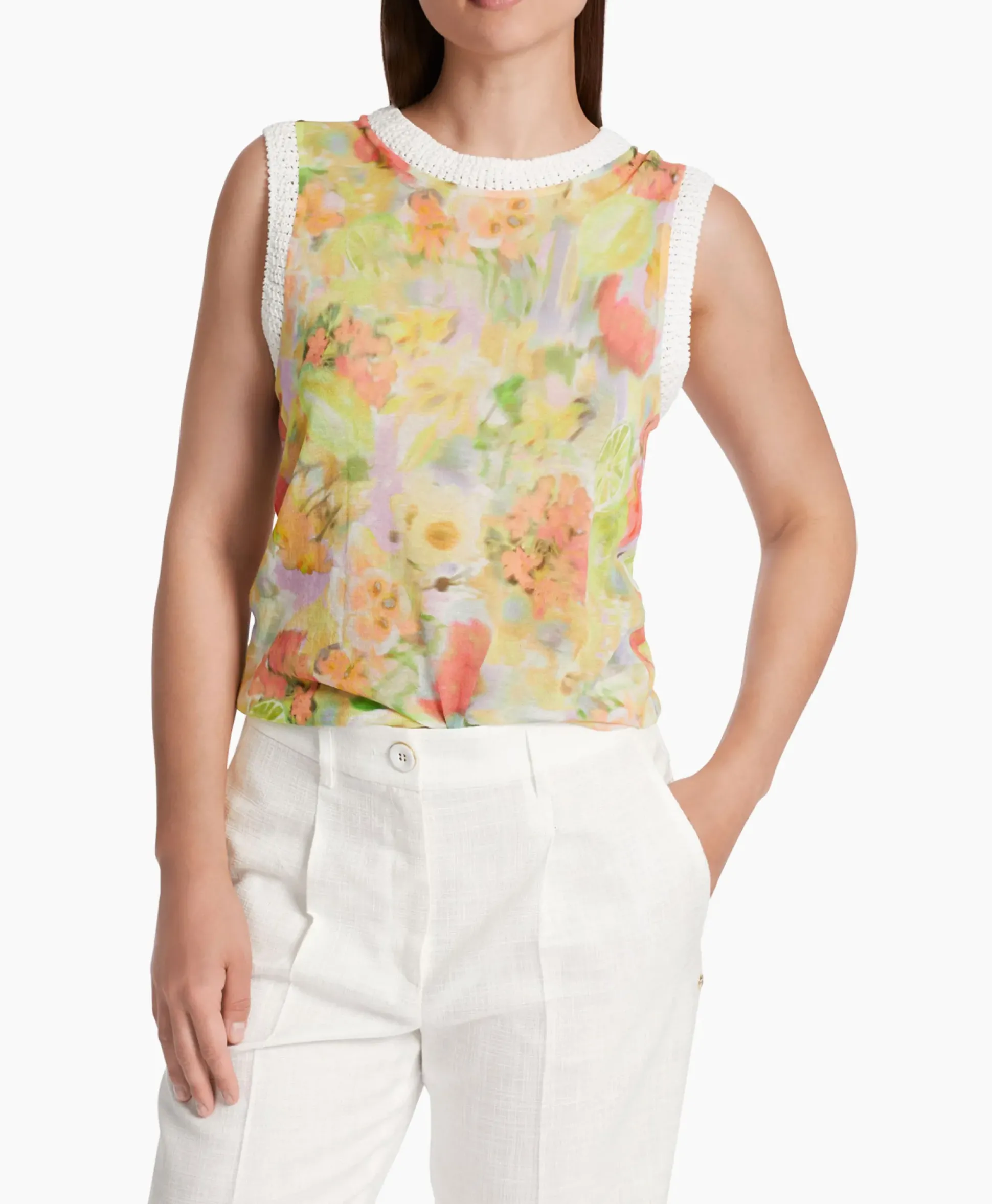 Marccain Collectie Top Wc 61.09 M34 Midden Geel