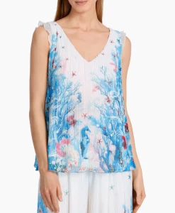 Marccain Collectie Top Wc 61.26 J83 Aqua