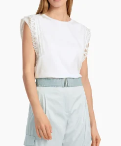 Marccain Collectie T-Shirt Wc 48.44 J14 Wit