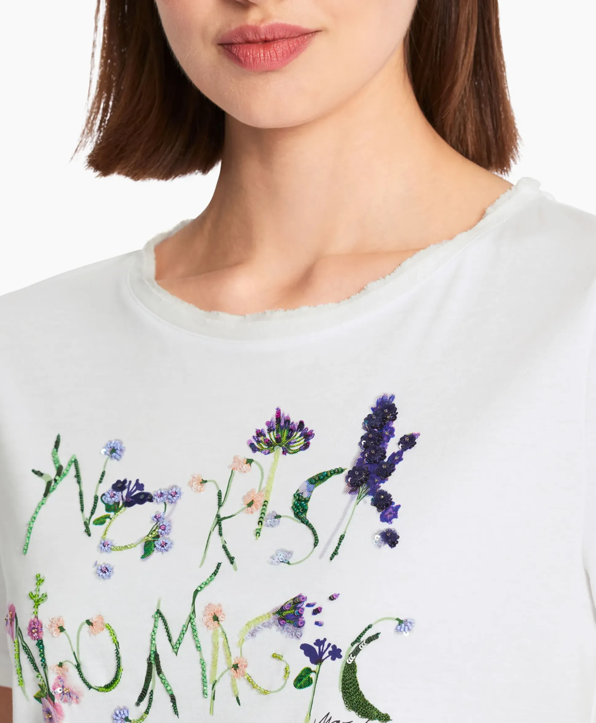 Marccain Collectie T-Shirt Wc 48.32 J39 Wit