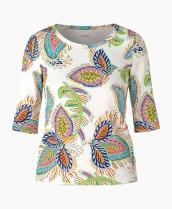 Marccain Collectie T-Shirt Wc 48.66 J47 Off White