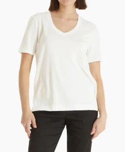 Marccain Collectie T-Shirt Wc 48.34 J54 Off White