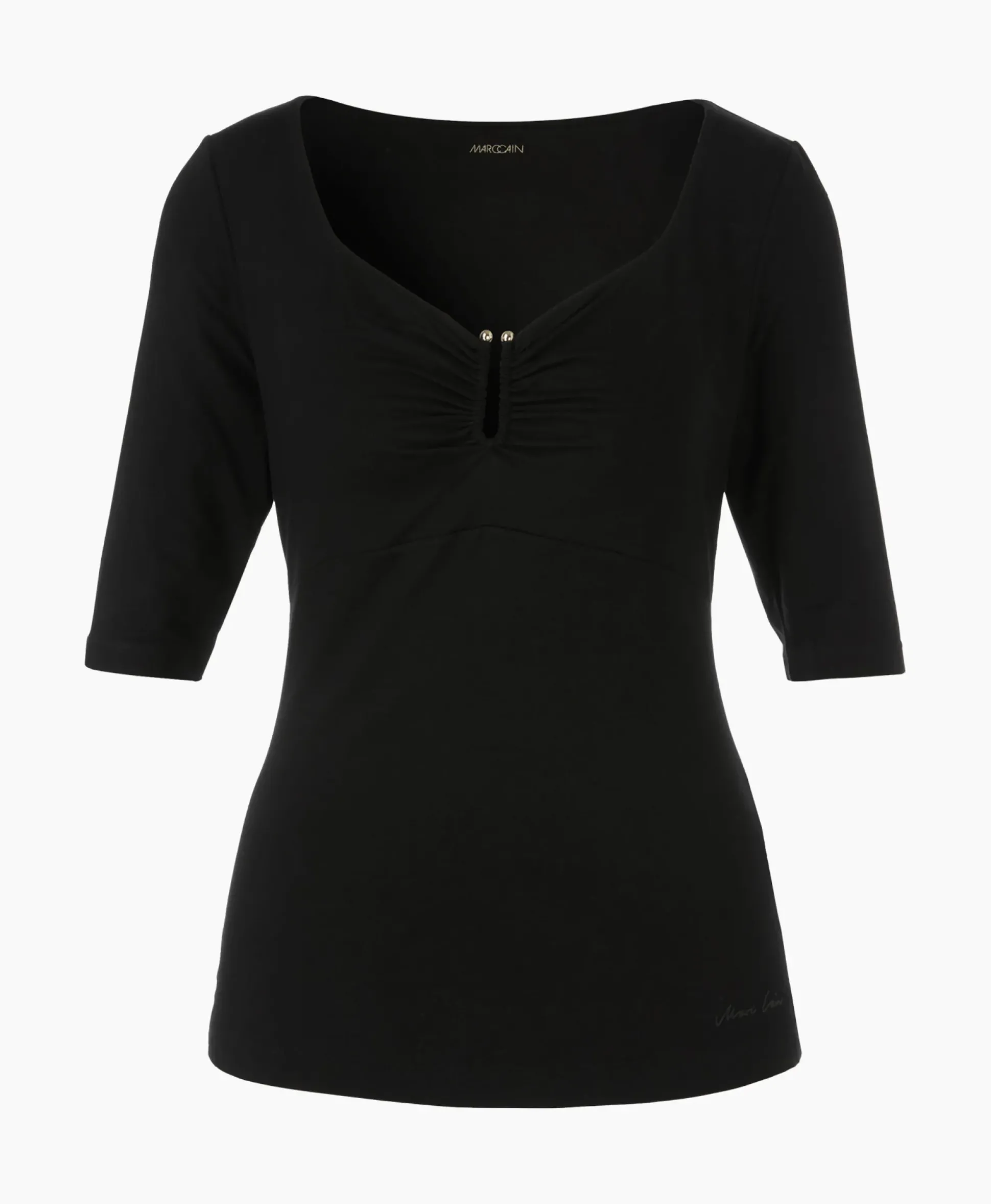 Marccain Collectie T-Shirt Wc 48.57 J33 Zwart