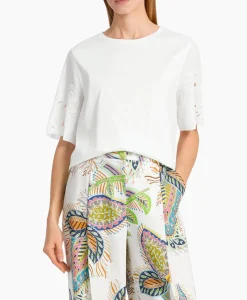 Marccain Collectie T-Shirt Wc 48.62 J81 Wit