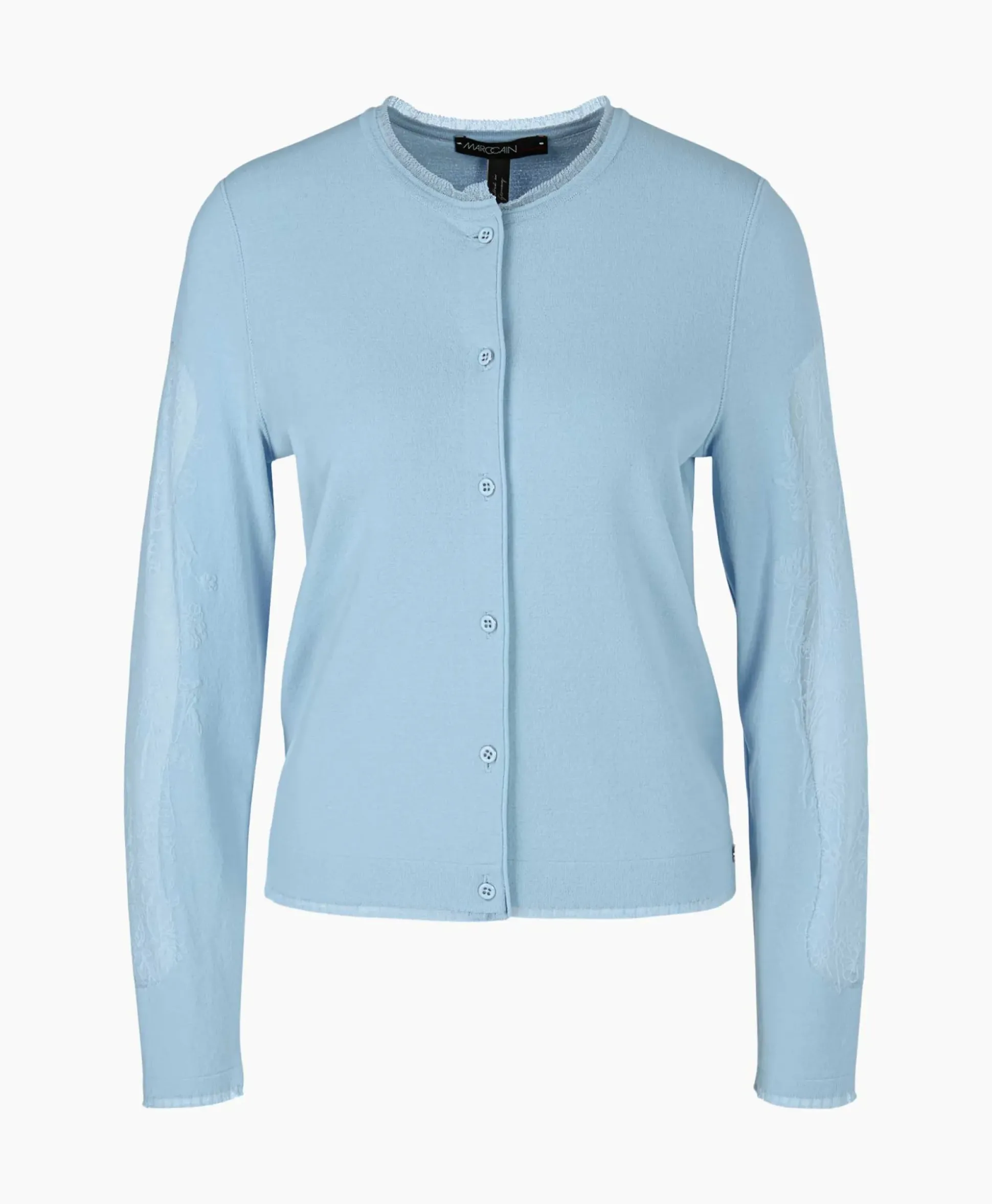 Marccain Collectie Vest Wc 39.13 M27 Licht Blauw
